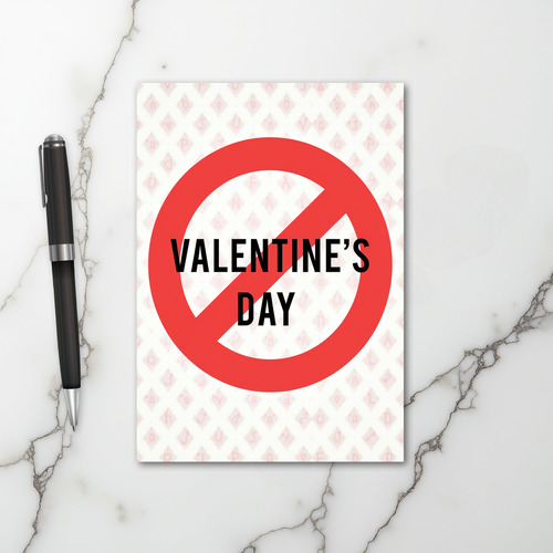 Funny Anti Valentines Day Card