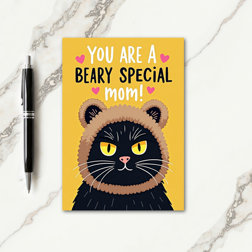 Funny Cat Mothers Day Card