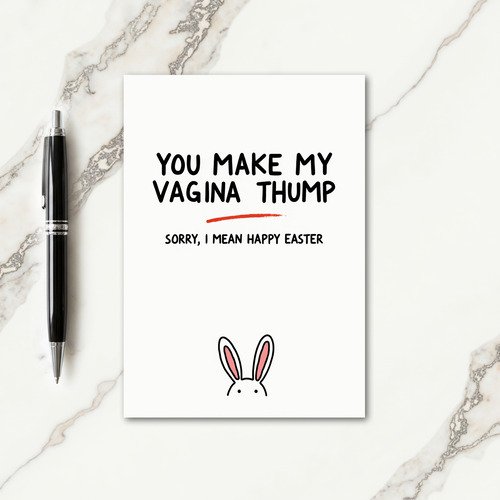 Funny Cheeky Animal Friend Card