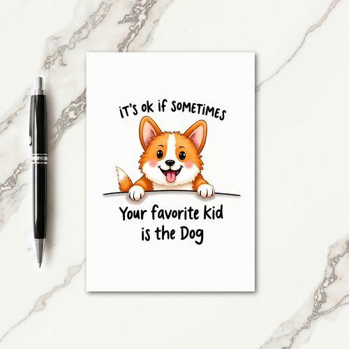 Funny Dog Fathers Day Card