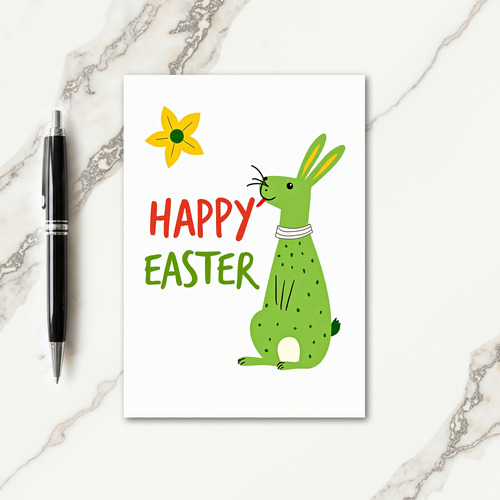Funny Easter Bunny Greeting Card