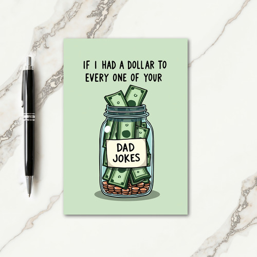 Funny Fathers Day Joke Card