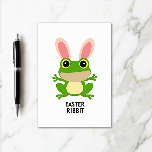 Funny Frog Friend Card