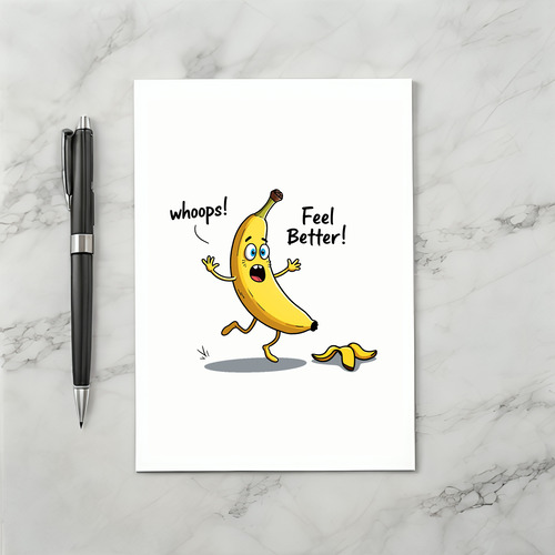 Funny Get Well Soon Card For Broken Leg