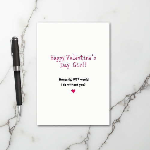 Funny Honest Valentine Card