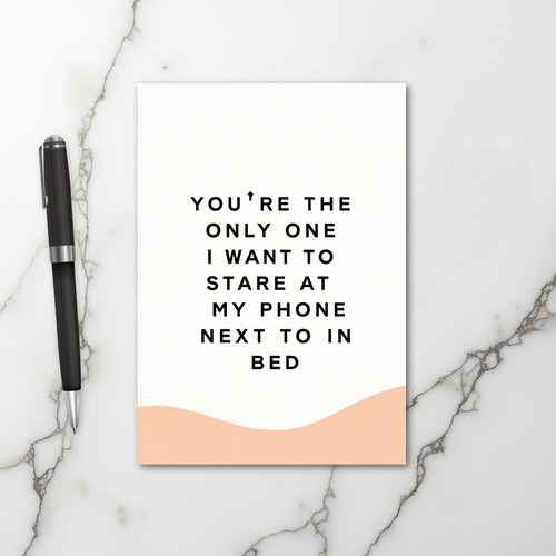 Funny Modern Love Phone Card