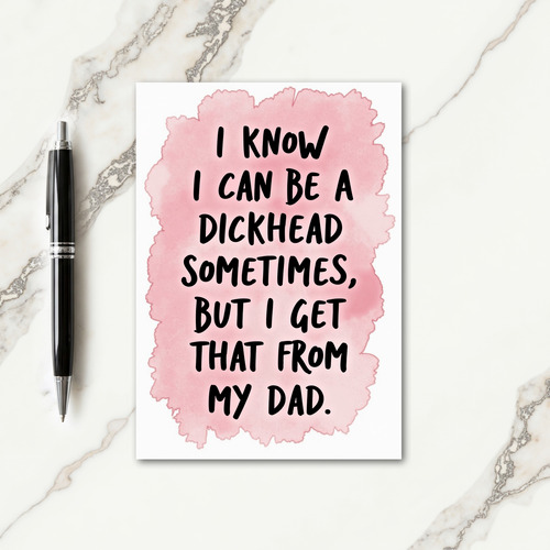 Funny Mom Traits Mothers Day Card