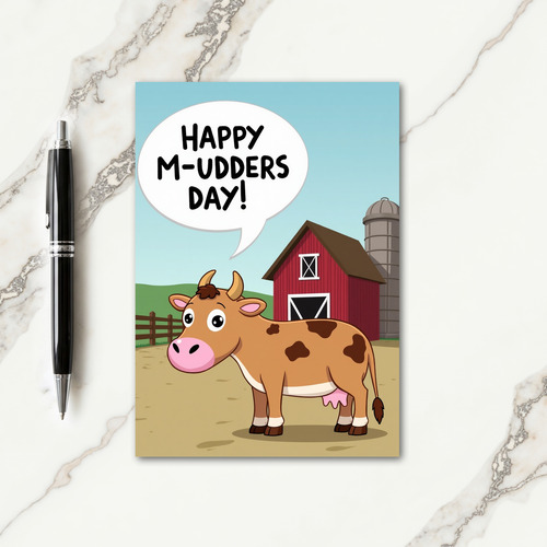 Funny Mothers Day Animal Card