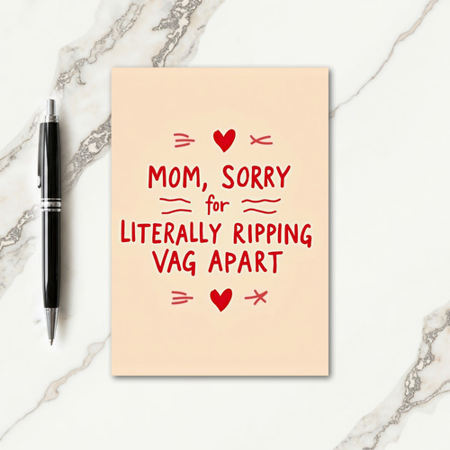 Funny Mothers Day Graphic Card