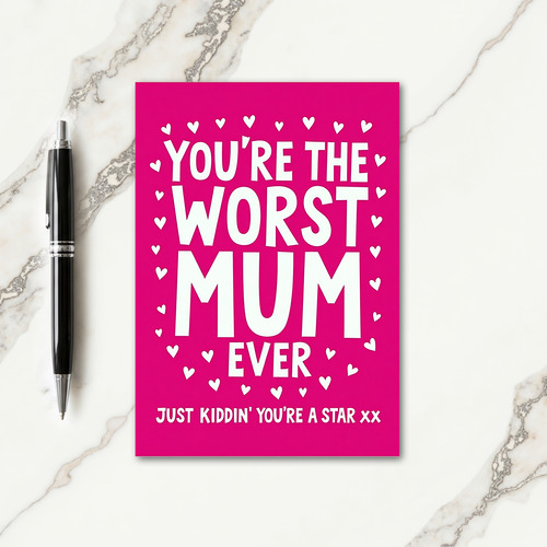 Funny Mothers Day Love You Card