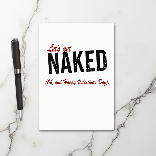 Funny Naughty Valentines Day Card