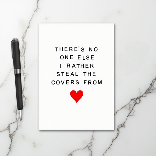 Funny Partner Cover Thief Love Card