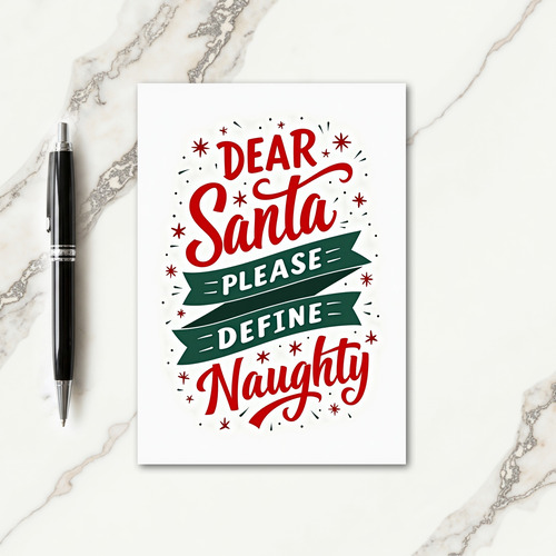 Funny Santas Naughty Card