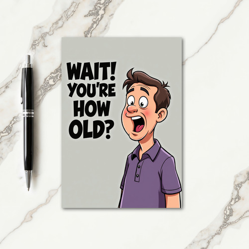 Funny Surprise Birthday Card