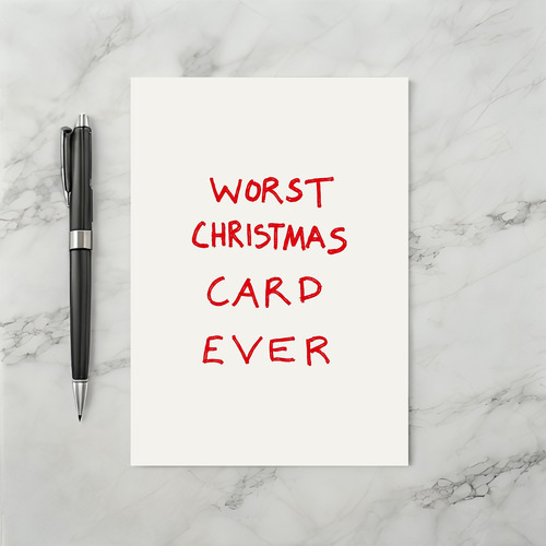 Funny Worst Christmas Card Ever