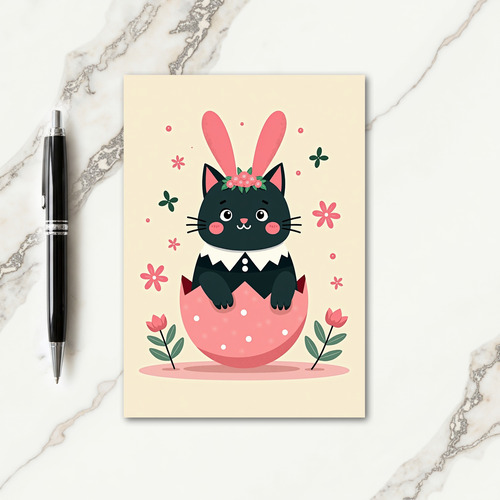 Furry Friend Springtime Card