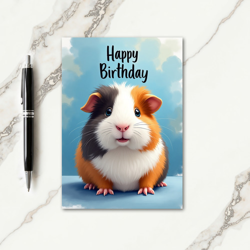 Furry Rodent Birthday Card