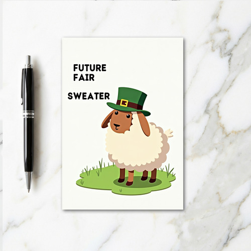 Future Fair Sheep Card