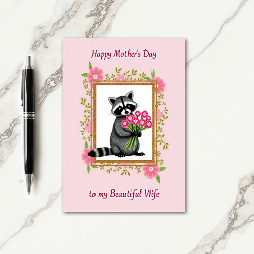 Fuzzy Critter Mothers Day Card