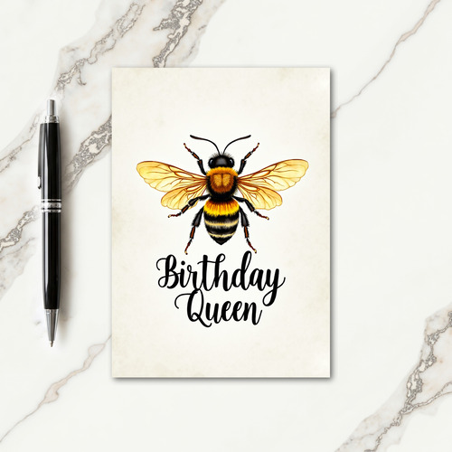 Fuzzy Insect Birthday Wish Card