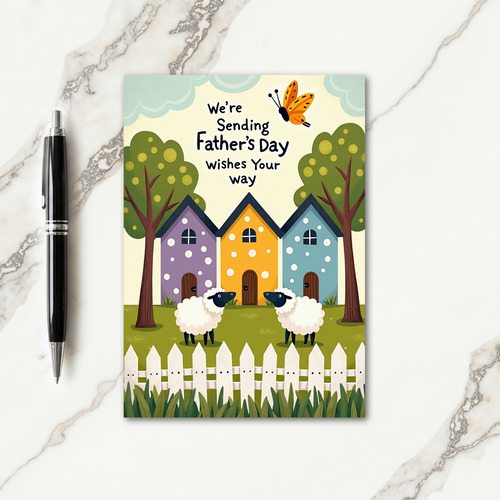 Gabled Homes Fathers Day Card