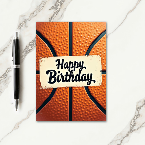 Game Day Birthday Ball Card