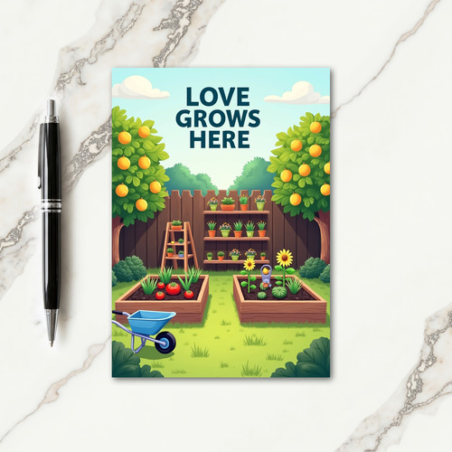 Garden Fathers Day Card