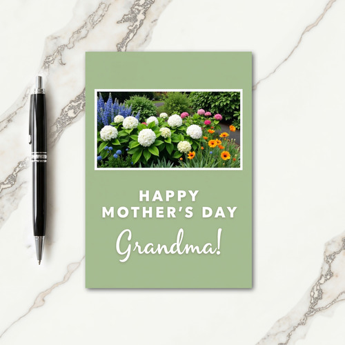 Garden Grandma Mothers Day Card