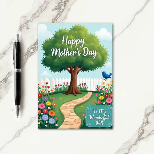 Garden Happy Mothers Day Card