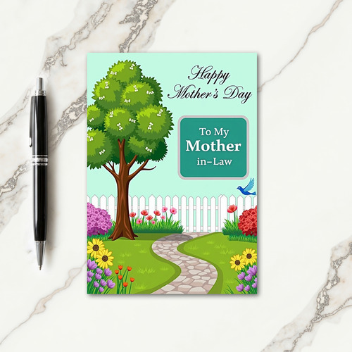 Garden Mother In Law Card