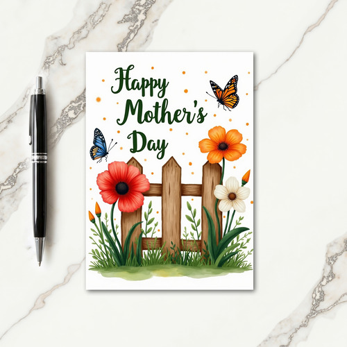 Garden Mothers Day Card