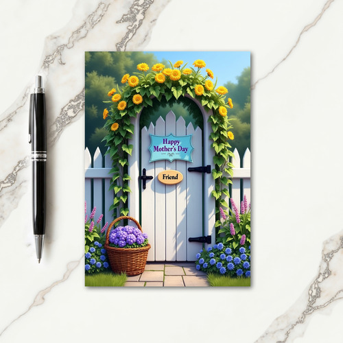 Garden Mothers Day Friend Card