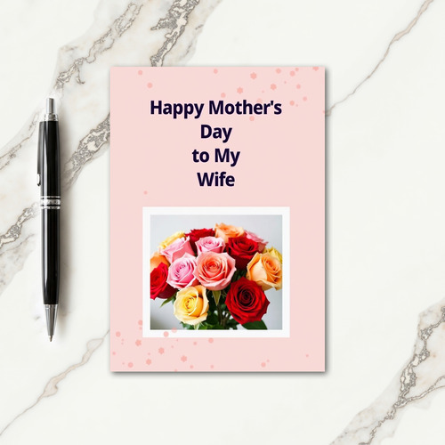 Garden Rose Mothers Day Card