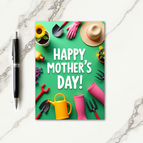 Gardening Mothers Day Gift Card