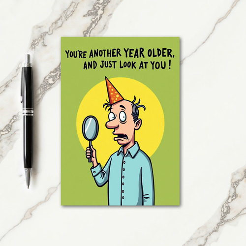 Gasp Birthday Reflection Card