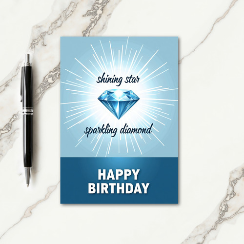 Gem Birthday Card