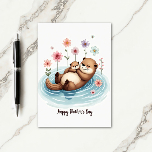 Gentle Aquatic Family Card