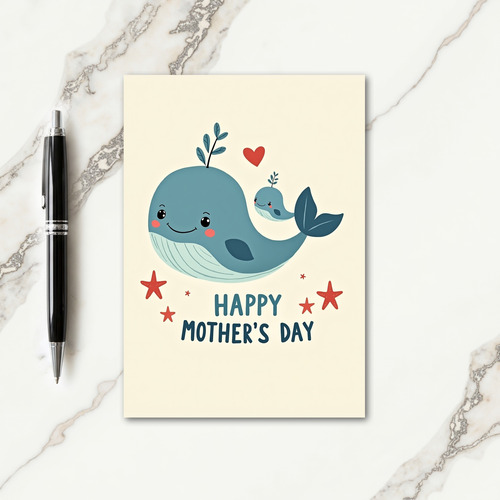 Gentle Aquatic Mothers Day Card