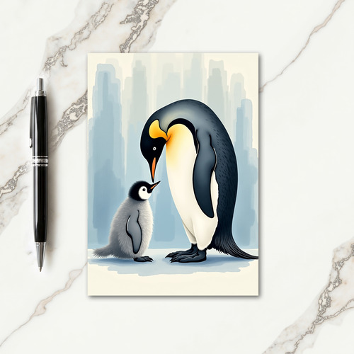 Gentle Avian Fathers Day Card