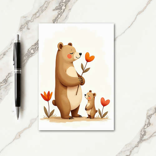 Gentle Bear Mothers Love Card