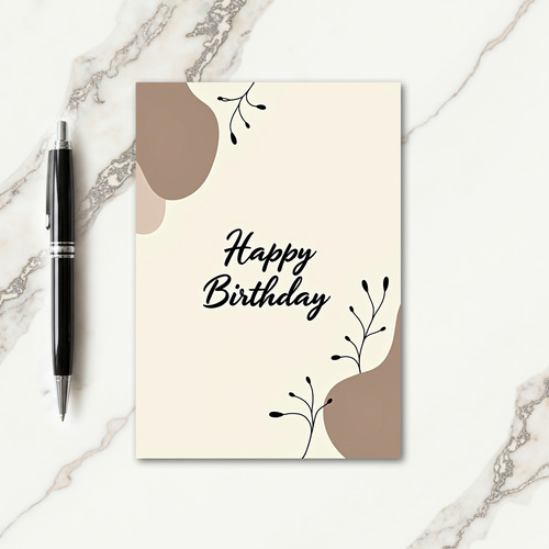 Gentle Birthday Botanical Card
