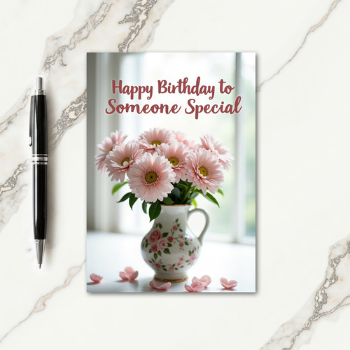 Gentle Birthday Bouquet Card