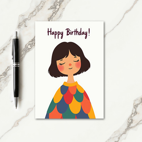 Gentle Birthday Figure Card