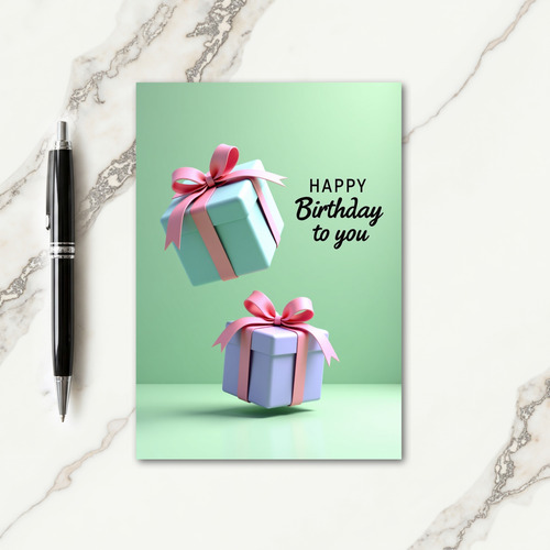 Gentle Birthday Pastel Card