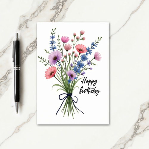 Gentle Blooms Birthday Card