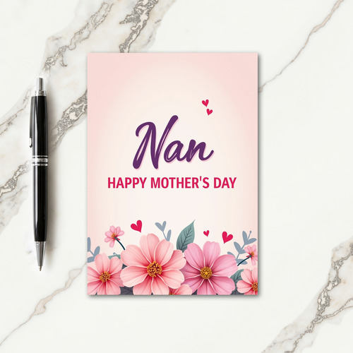 Gentle Blush Mothers Day Card