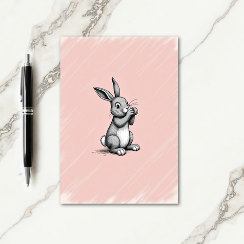 Gentle Bunny Friend Card