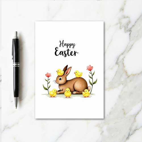 Gentle Bunny Friends Spring Card