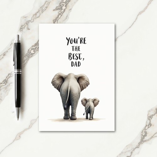 Gentle Fathers Day Art Card