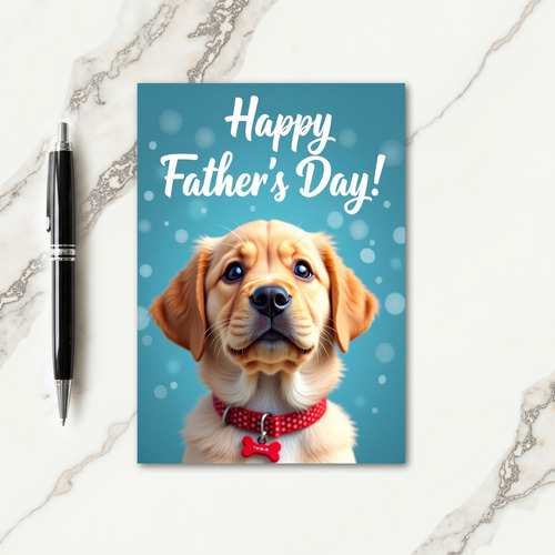 Gentle Fathers Day Dog Card